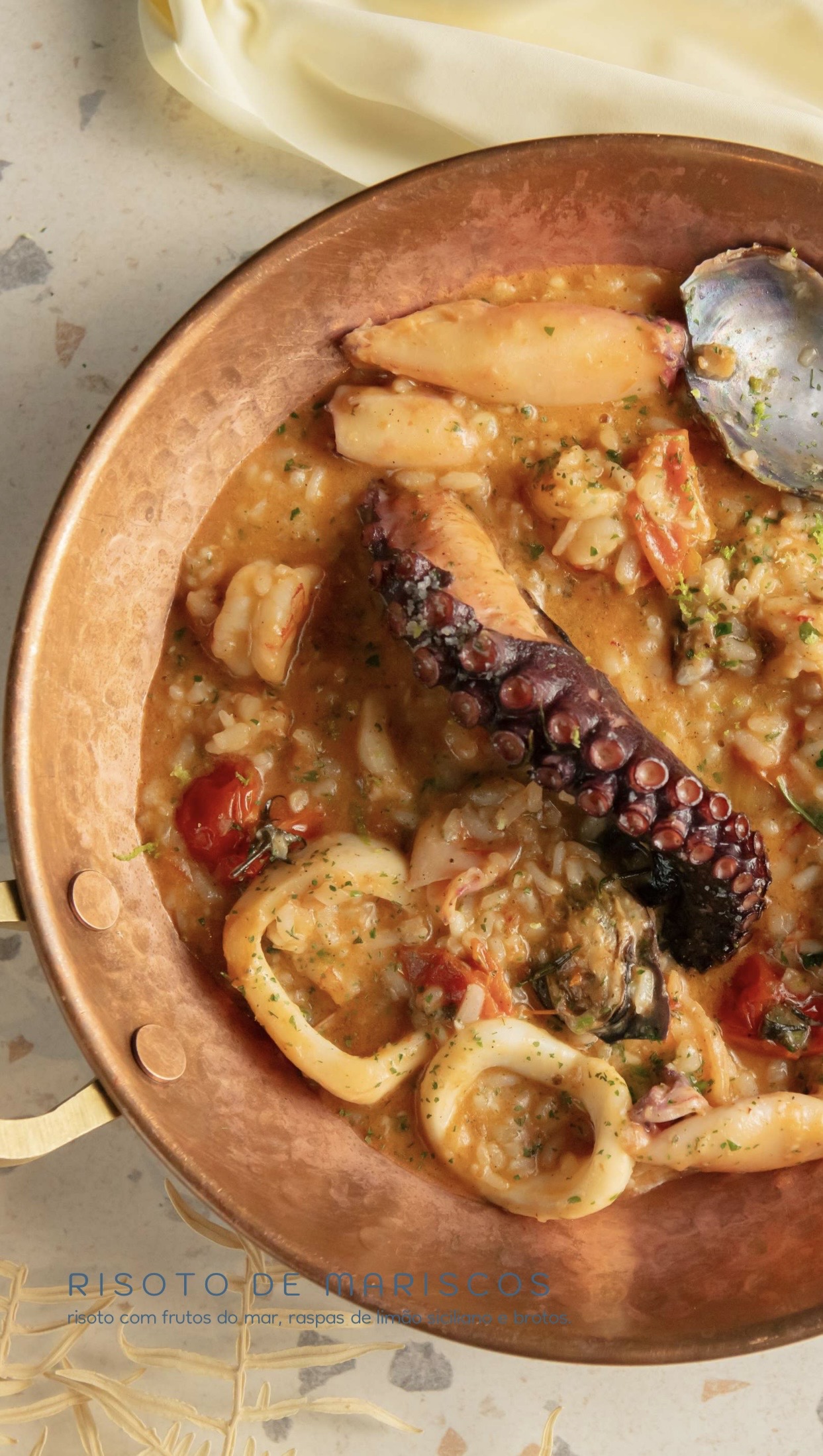 Risoto de mariscos